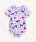 Short sleeve bubble Romper